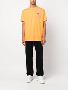 Philipp Plein T-shirt met logopatch - Oranje