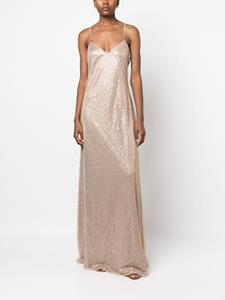 Polo Ralph Lauren Reymond embellished evening dress - Beige