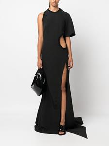 ALESSANDRO VIGILANTE Asymmetrische jurk - Zwart