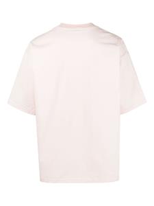 Auralee short-sleeve cotton T-shirt - Roze