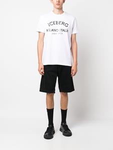 Iceberg logo-print cotton T-shirt - Wit