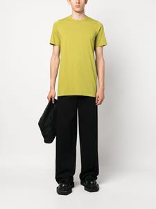 Rick Owens panelled short-sleeved cotton T-shirt - Groen