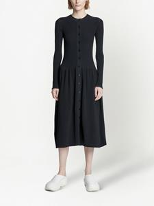 Proenza Schouler White Label Ribgebreide jurk - Zwart
