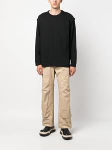 Simone Rocha patchwork-design cotton T-shirt - Zwart