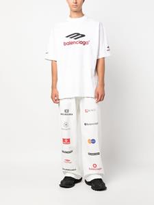 Balenciaga T-shirt met geborduurd logo - Wit