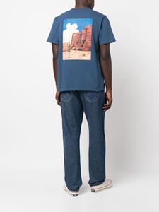 Woolrich logo-print cotton T-shirt - Blauw