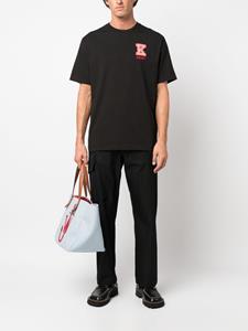 Kenzo logo-patch cotton T-shirt - Zwart