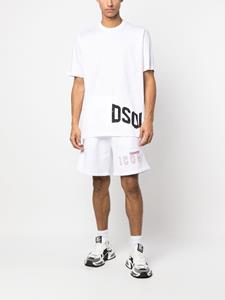 Dsquared2 T-shirt met logoprint - Wit