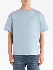 ETRO crew-neck cotton T-shirt - Blauw
