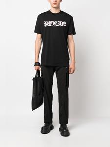 Philipp Plein T-shirt met logoprint - Zwart