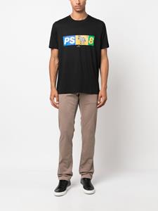 PS Paul Smith T-shirt met logoprint - Zwart