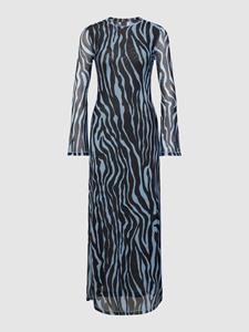 Tommy Jeans Maxi-jurk met dierenprint, model 'ZEBRA'