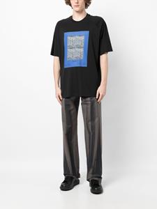 Song For The Mute graphic-print cotton T-shirt - Zwart