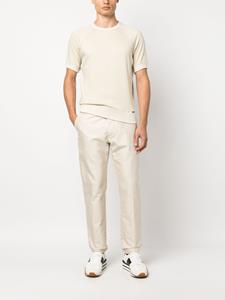 TOM FORD logo-patch crew-neck T-shirt - Beige