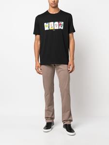 PS Paul Smith T-shirt met tarotprint - Zwart