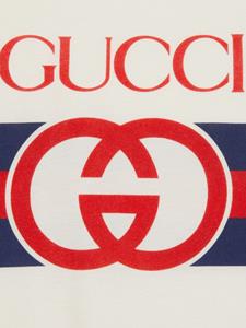 Gucci T-shirt met logoprint - Wit