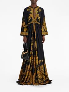 ETRO Maxi-jurk met paisley-print - Zwart