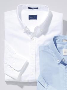 GANT Overhemd 100% katoen Van  wit