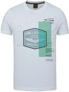 PME Legend Jersey T-Shirt Logo Weiß 