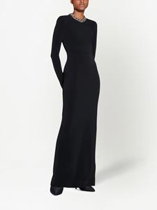 Balenciaga Maxi-jurk met lange mouwen - Zwart