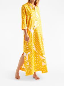ERES Maxi-jurk met print - Geel