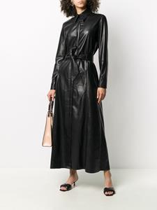 Nanushka Maxi-jurk met ceintuur - Zwart
