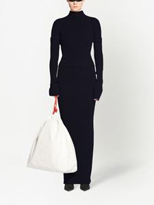 Balenciaga Ribgebreide maxi-jurk - Zwart