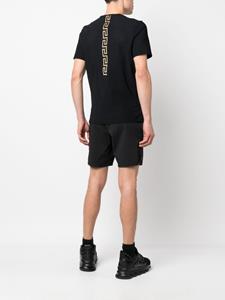 Versace T-shirt met logopatch - Zwart