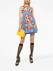 Dolce & Gabbana Maxi-jurk met print - Blauw