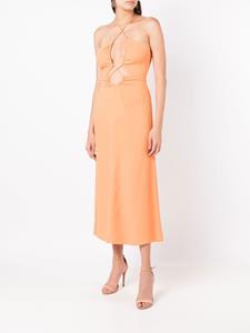 Nk Maxi-jurk met uitgesneden detail - Oranje