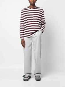 Sunnei long-sleeve striped T-shirt - Beige