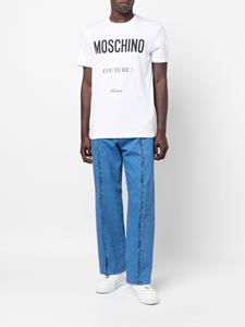 Moschino T-shirt met logoprint - Wit