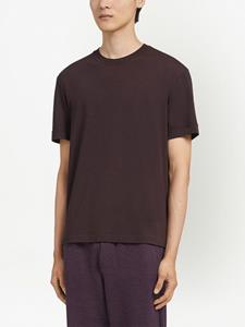 Zegna Wollen T-shirt - Bruin