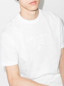 Prada T-shirt met ronde hals - Wit
