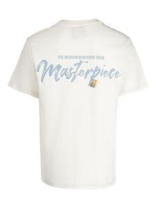 Musium Div. logo-print short-sleeve T-shirt - Wit
