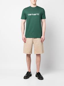 Carhartt T-shirt met logoprint - Groen