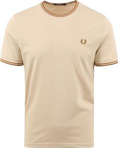 fredperry Fred Perry - Twin Tipped Oatmeal - T-Shirt