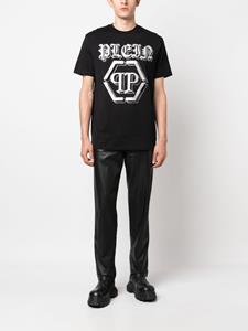 Philipp Plein T-shirt met ronde hals - Zwart