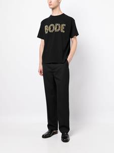 BODE logo-embellished cotton T-shirt - Zwart