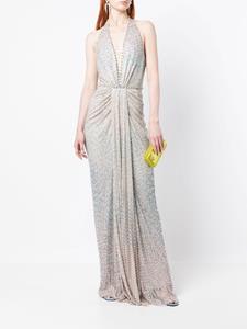 Jenny Packham Jurk verfraaid met stras - Roze