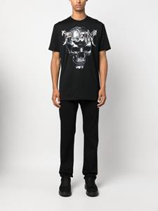 Philipp Plein T-shirt met logopatch - Zwart