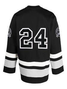 Nahmias logo-patches hockey jersey T-shirt - Zwart