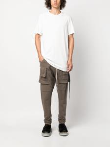 Rick Owens DRKSHDW Level T seam-detail cotton T-shirt - Wit