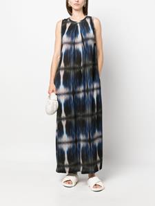 Henrik Vibskov Maxi-jurk met abstract patroon - Blauw