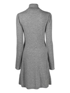 Allude roll-neck knitted dress - Grijs