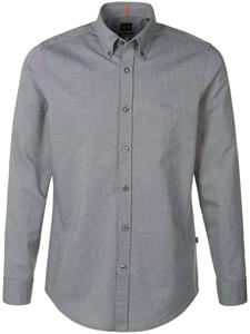 BOSS ORANGE Langarmshirt (1-tlg) mit Label-Stickerei am Manschettenschlitz