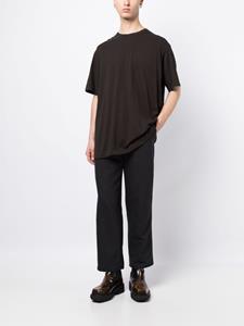 Yohji Yamamoto crew-neck cotton T-shirt - Bruin