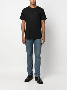 Billionaire embroidered-motif cotton T-shirt - Zwart