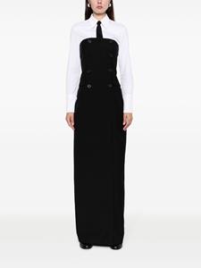 Alexander McQueen wool maxi dress - Zwart