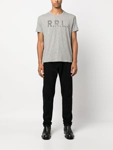 Ralph Lauren RRL logo print cotton T-shirt - Grijs